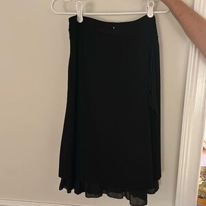 Wrapper skirt black size large tags still on never worn